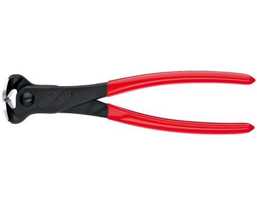 Кусачки KNIPEX KN-6801160SB торцевые, 160 мм, обливные ручки