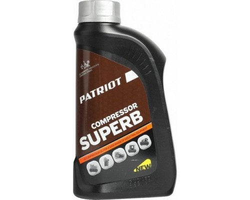 Масло компрессорное PATRIOT COMPRESSOR OIL GTD 250/VG 100 0,946 л [850030600]