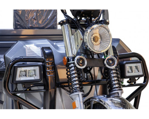 Трицикл грузовой электрический RUTRIKE Эксперт ПРО Плюс 2200 Серый-2779 024609-2779 купить с доставкой и официальной гарантией