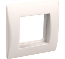Рамка IEK CKK 1-м 2мод. с суппортом для коробок кмку CKK-40D-RSK2-K01