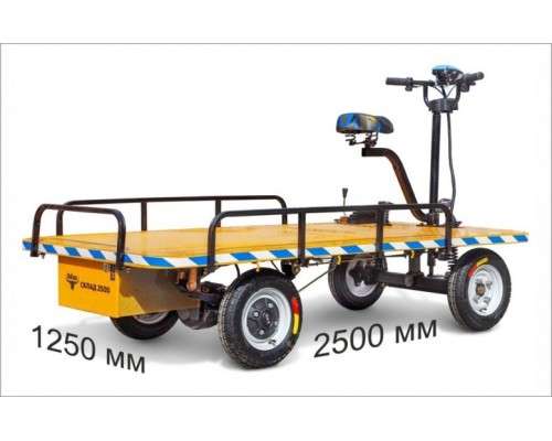 Тележка платформенная RUTRIKE СКЛАД 2500 аккумуляторная [23229]
