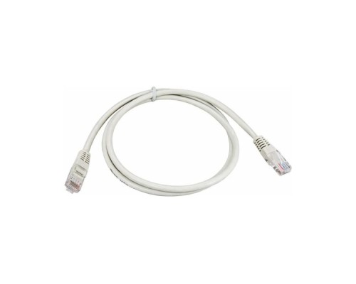 Пaтч-корд REXANT 18-1005 U/UTP, CAT 5e, RJ45-RJ45, PVC серый, 2м