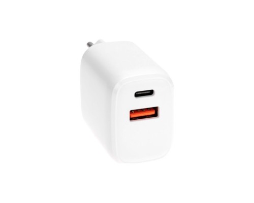 Зарядное устройство REXANT 18-2225 сетевое USB QC (20w) + Type C PD (20W), белое