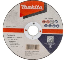 Отрезной круг по металлу MAKITA 125х2,5х22,23 мм A30S D-18677 D-18677 [D-18677]