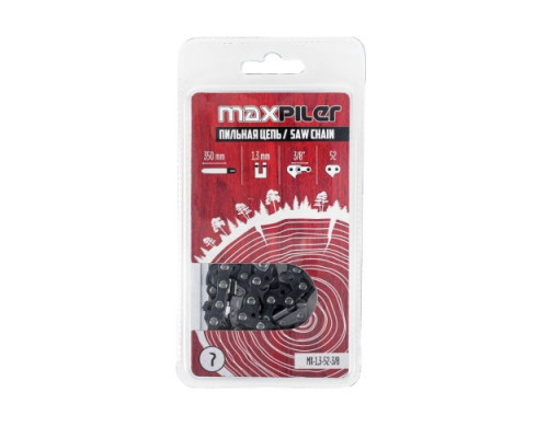 Цепь для пилы MAXPILER MX-1,3-52-3/8 (Partner, Poulan, Husqvarna 120, 130, ECHO)