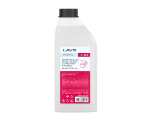 Универсальное средство для сантехники и кафеля LAVR cleaning A-121 1 л 5920