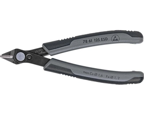 Бокорезы для электроники KNIPEX 7861125ESD 125 мм [KN-7861125ESD]