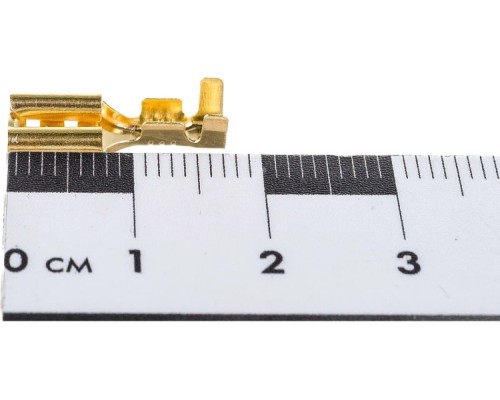 Клемма плоская REXANT 08-0912 ( уп 100 шт ) гнездо 7.7 мм 0.75-1.5 мм² (РП-м 1.5-(6.3)) 08-0912