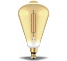 Лампа светодиодная GAUSS ST164 filament 6w 890lm 2700к е27 golden straight led [157802118]