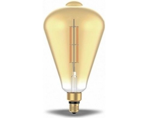 Лампа светодиодная GAUSS ST164 filament 6w 890lm 2700к е27 golden straight led [157802118]