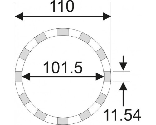 Съемник гайки задней оси JTC 5164 3/4” DR x 101.5mm / 12PT Mercedes [JTC-5164]