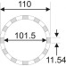 Съемник гайки задней оси JTC 5164 3/4” DR x 101.5mm / 12PT Mercedes [JTC-5164]