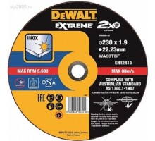 Отрезной круг по металлу DeWALT 230х1.9x22.2 мм Extreme DT43939-XJ [DT43939-QZ]