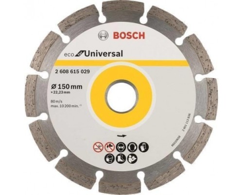 Алмазный диск универсальный BOSCH 150х22.2 мм ECO for Universal [2608615042]