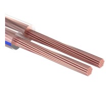 Кабель акустический REXANT 01-6201-3 2х0,25мм², прозрачный BLUELINE, 100м