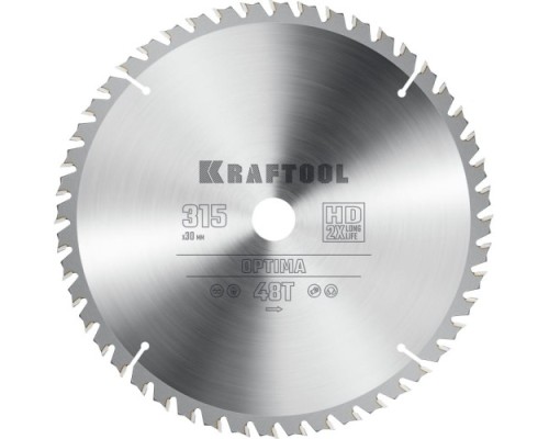 Пильный диск по дереву KRAFTOOL Optima 315х30мм 48т [36951-315-30]