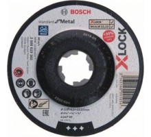 Обдирочный круг по металлу BOSCH X-LOCK Standard for Metal 115x6x22.23 вогнутый, (+30%) 2608619365