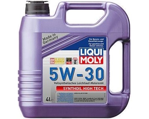 Масло моторное LIQUI-MOLY SAE 5W30 Synthoil High Tech 4 л 9076 синтетическое [9076]