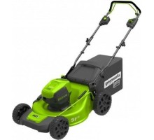 Газонокосилка аккумуляторная GREENWORKS GD60LM51SP бесщеточная, самоходная, без АКБ и ЗУ (2505607) [2505607]