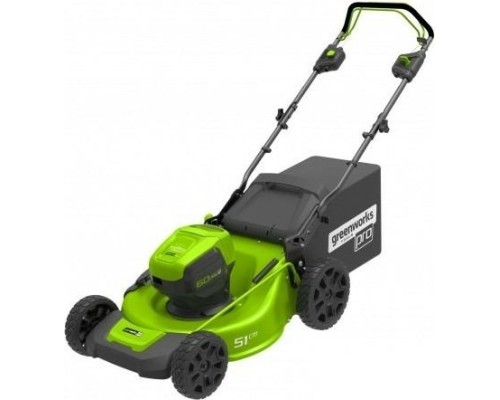 Газонокосилка аккумуляторная GREENWORKS GD60LM51SP бесщеточная, самоходная, без АКБ и ЗУ (2505607) [2505607]