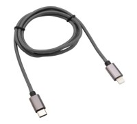 Кабель REXANT 18-7054 Type-C – Lightning для Apple, 2,4A 1 м, в нейлонов
