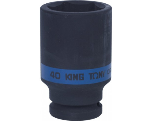 Ударная головка шестигранная глубокая 3/4" KING TONY 643540М 40 мм