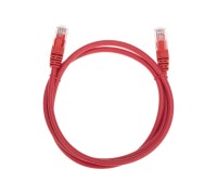 Патч-корд REXANT 02-0293-1 U/UTP, CAT 6, RJ45-RJ45, 26AWG, LSZH, красный 1м