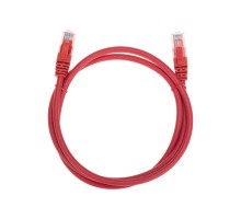 Патч-корд REXANT 02-0293-1 U/UTP, CAT 6, RJ45-RJ45, 26AWG, LSZH, красный 1м