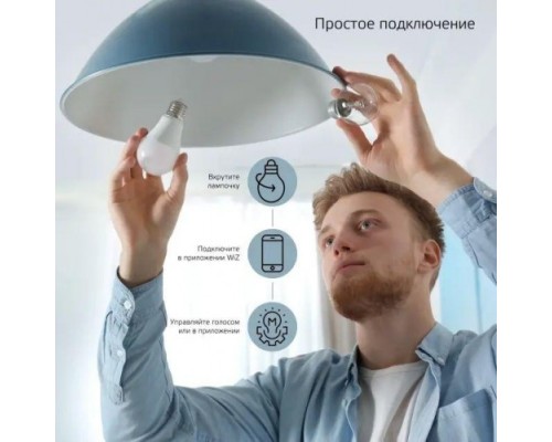 Лампа светодиодная GAUSS Smart home с37 5w 470lm 2700к е14 диммируемая led [1100112]