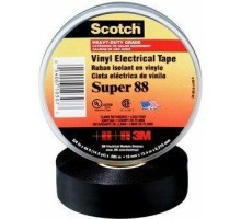 Изолента ПВХ 3M Scotch® Super 88 19 мм х 20 м х 0,22 мм [7100079942]