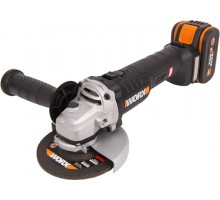 Угловая шлифмашина аккумуляторная Worx WX812 бесщеточная