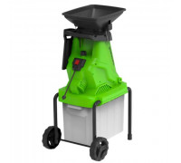 Измельчитель веток электрический GREENWORKS 2 208 007 с контейнером 2208007