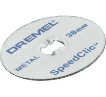 Отрезной круг армированный по металлу DREMEL SC456 38 мм, 5 шт. [2615S456JC]