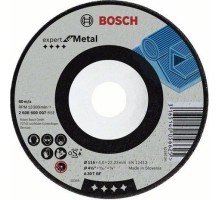 Шлифовальный круг по металлу BOSCH 115х6х22.2 мм A30T-BF Expert for Metal 2608600218