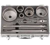 Набор буровых коронок SDS-plus/SDS-MAX ЗУБР ПРОФЕССИОНАЛ с оснасткой, d=33, 50, 68, 82, 100 29185-H10