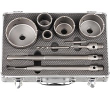 Набор буровых коронок SDS-plus/SDS-MAX ЗУБР ПРОФЕССИОНАЛ с оснасткой, d=33, 50, 68, 82, 100 29185-H10