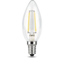 Лампа светодиодная GAUSS Свеча filament 7w 580lm 4100к е14 led [103801207]