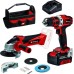 Набор аккумуляторного инструмента EINHELL TE-TK 18/2 Li Kit (CD+AG) [4257240]