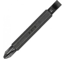 Бита для заворачивания D.BOR MAGNETIC PH2хSL5.5 60 мм намагниченные двухстор.  D12-DMAP2SL55060010