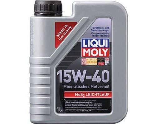 Масло моторное LIQUI-MOLY SAE 15W40 MoS2 Leichtlauf 1 л 1932 минеральное [1932]