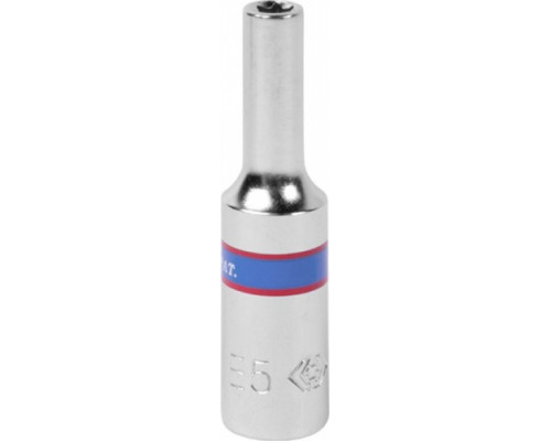 Головка торцевая удлиненная E-Стандарт KING TONY Е5 1/4", 227505M