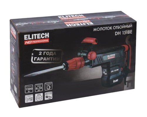 Молот ударный сетевой ELITECH DH 1518E (E2205.022.01) HD 204003