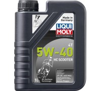 Масло для скутеров LIQUI MOLY SAE  5W40 Motorbike 4T HC Scooter 1 л 20829 синтетическое 20829