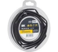 Термоусаживаемая трубка IEK ТТУ нг-LS 3/1.5 черн. (уп.2м) UDR12-003-D15-002-K02-T