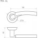 Ручка дверная НОРА-М 99 А AL комплект 