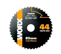 Пильный диск по металлу Worx WA5035 44T HSS 85х1,2х15 мм WA5035