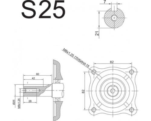 Бензиновый двигатель DDE E1500-S25 [794-692]