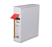 Термоусаживаемая трубка КВТ Т-BOX-4/2 красн (10м) 65594
