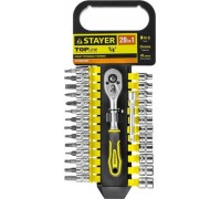 Набор бит и головок STAYER RSS 28S 28 предм. 27754-H28