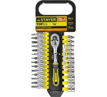 Набор бит и головок STAYER RSS 28S 28 предм. 27754-H28